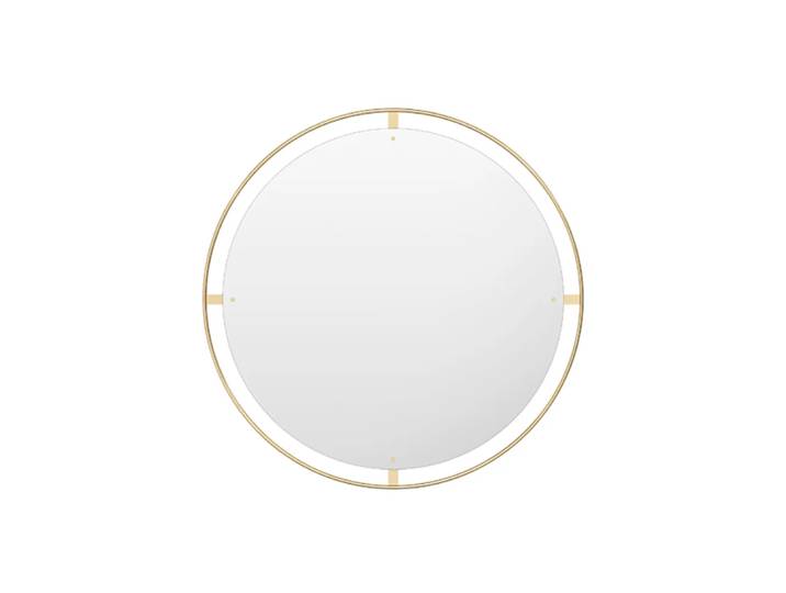 Audo Copenhagen Nimbus Spiegel Polished brass, ø110