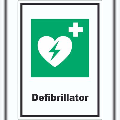 HB-Druck Defibrillator Aufkleber A0 (841x1189mm)