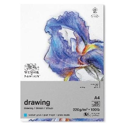Winsor & Newton Zeichenblock Medium Surface (A4, Blanko) (6689747)