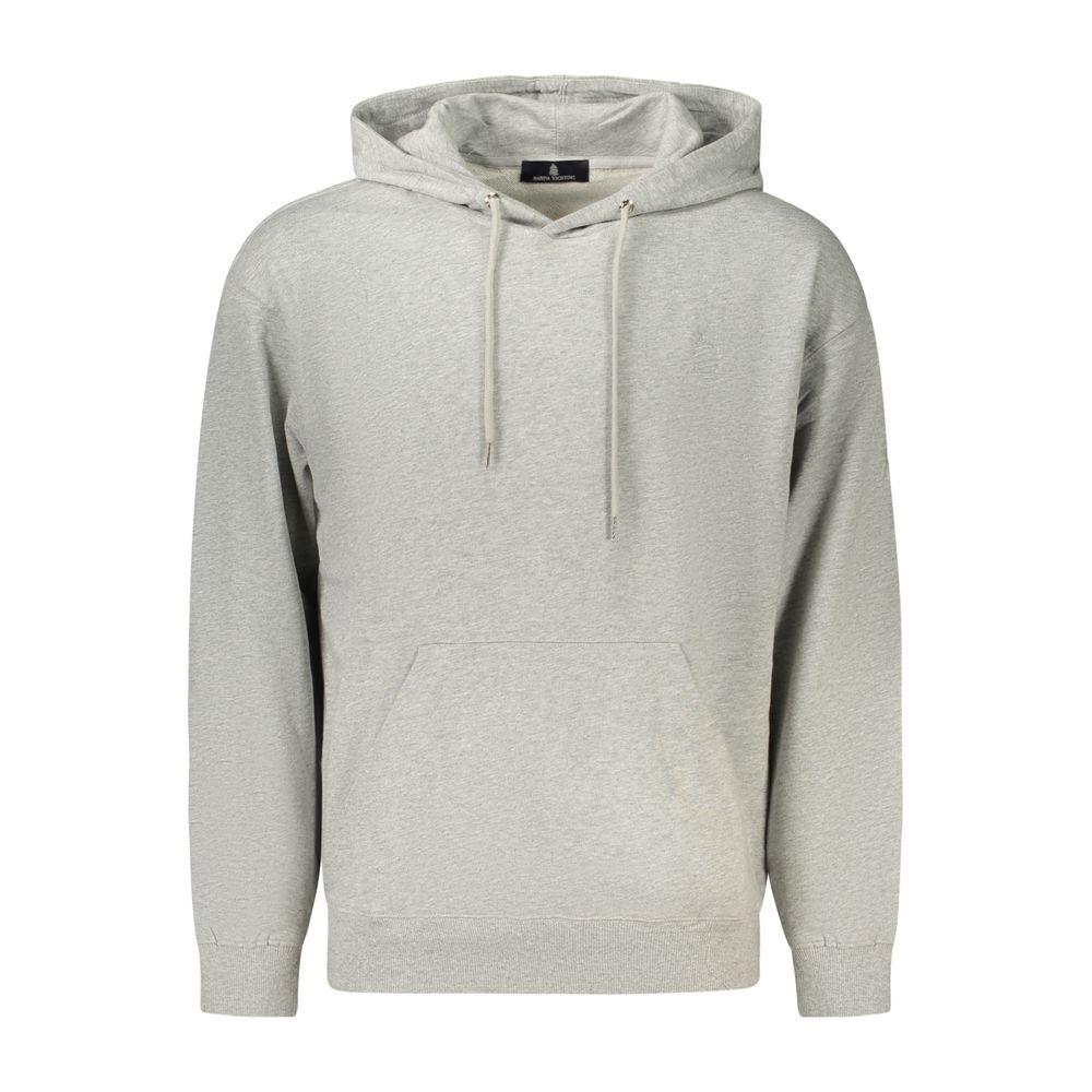 Marina Yachting Grauer Baumwoll-Herrenpullover