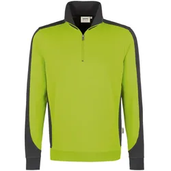 Zip-Sweatshirt Contrast "Performance" 476 - XXL - kiwi