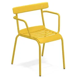 Armlehnstuhl Miky Emu Group currygelb, Designer Florent Coirier, 61x77x55 cm