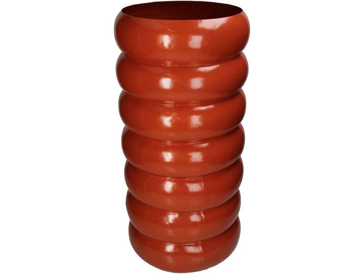 Blumentopf Bloem - Farbe: rot - Material: Eisen