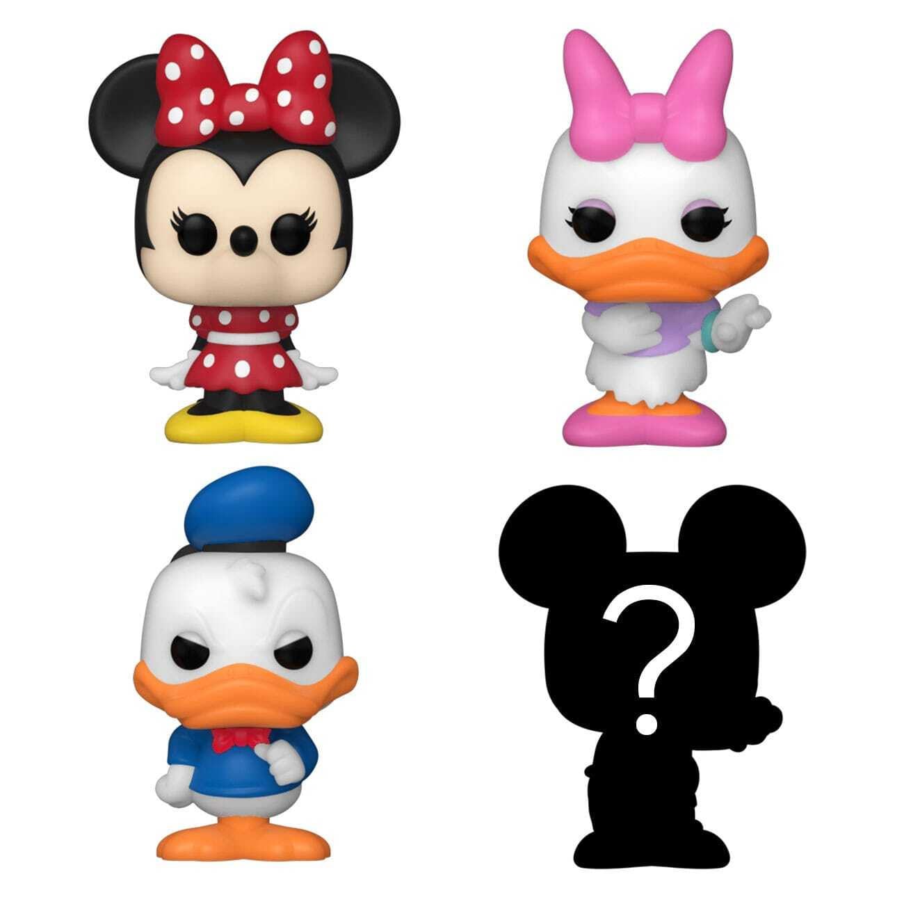 Funko Bitty Pop! Disney Classics Minnie, Daisy, Donald en Mystery Chase set