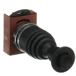 ABB P9MMB4F Joystick 4 Positionen, in allen Positionen verrastend, mit Verriegelung Gummi, schwarz