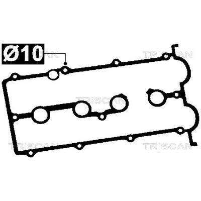 TRISCAN Dichtung, Zylinderkopfhaube 5154051 für BYD MAZDA