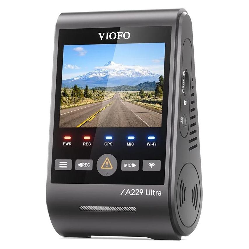 Viofo A229 ULTRA 3CH-G GPS (Eingebautes Display, GPS-Empfänger, WLAN, 4K) (A229 ULTRA 3CH-G GPS)
