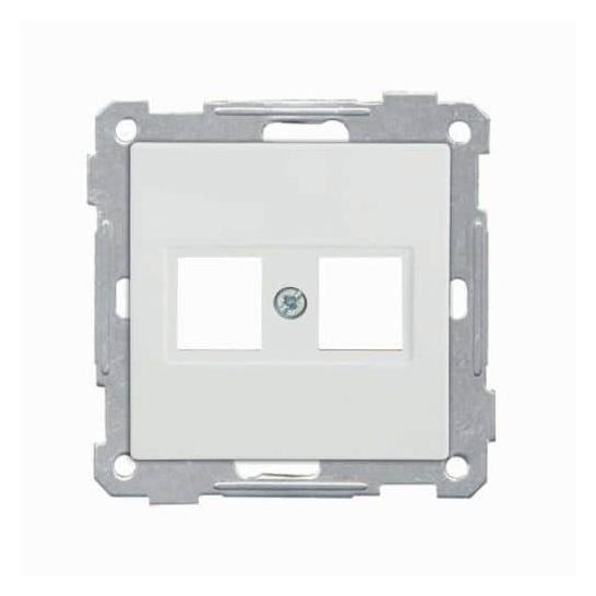 Mutlusan Candela Modul RJ45 Datenbuchse 2fach Weiss (31529127)