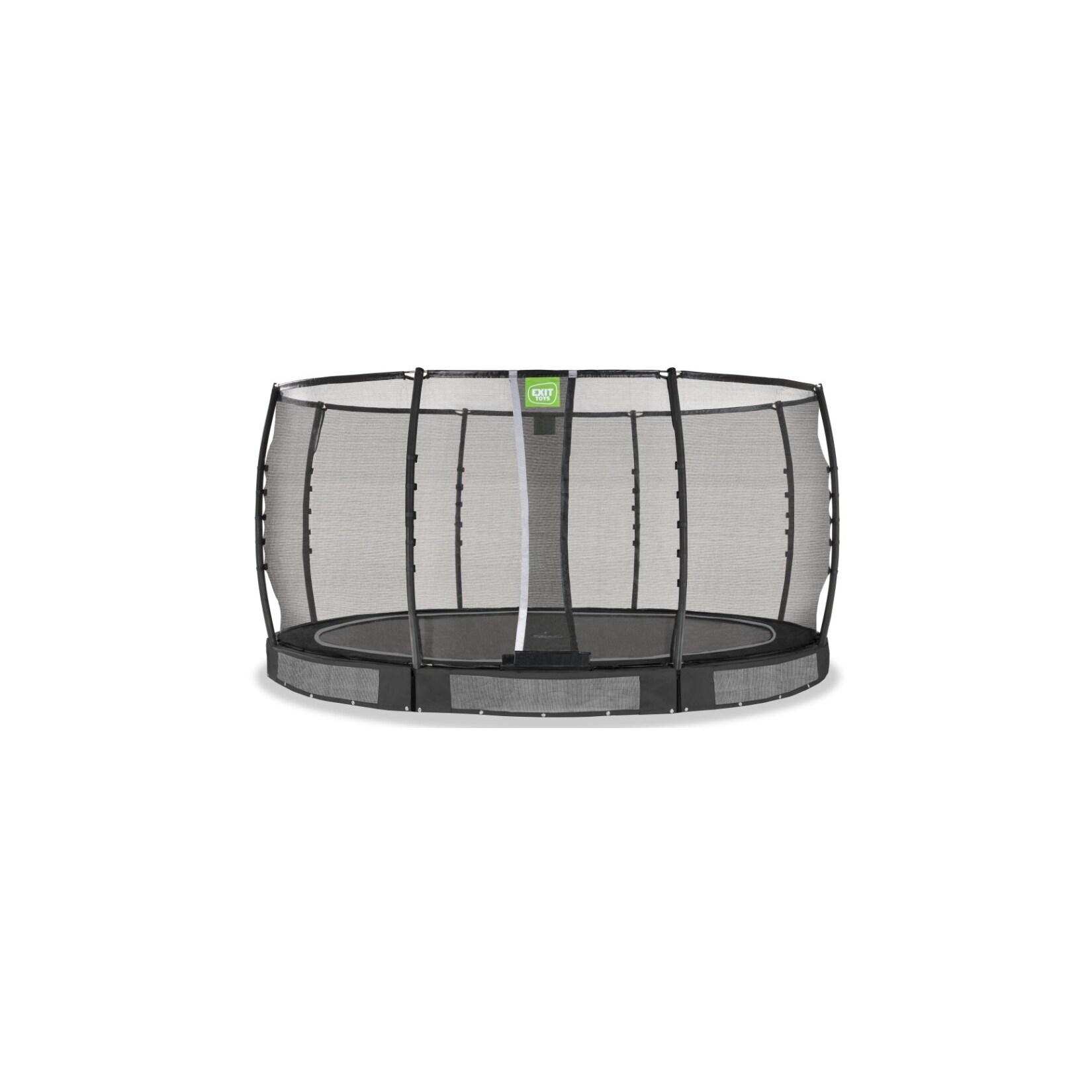 EXIT Allure Premium Bodentrampolin ø427cm - schwarz