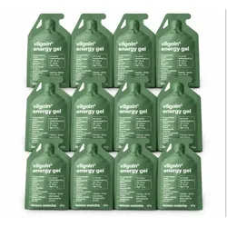 VILGAIN Energiegel Zitrone und Matcha 40g | 12 Beutel Box