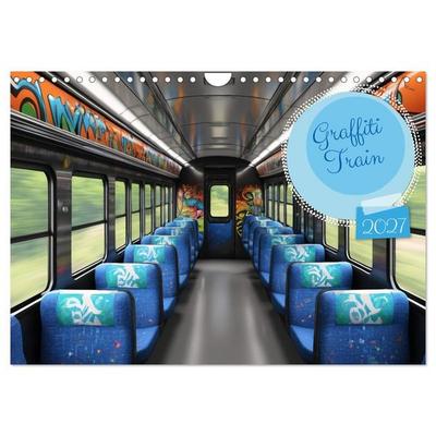 Graffiti Train (Wandkalender 2027 DIN A4 quer), CALVENDO Monatskalender