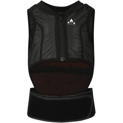 Skianzug WHISTLER "Walsh jr.", Kinder, Gr. 128, schwarz, 87% Polyester, 13% Elasthan, unifarben, Sportanzüge Skianzug, mit atmungsaktivem Mesh-Gewebe