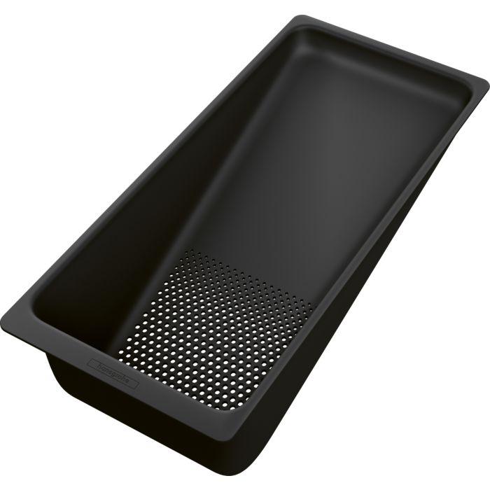 hansgrohe Einbauspülenzubehör 40963000 F14, Multifunktionssieb, mattschwarz