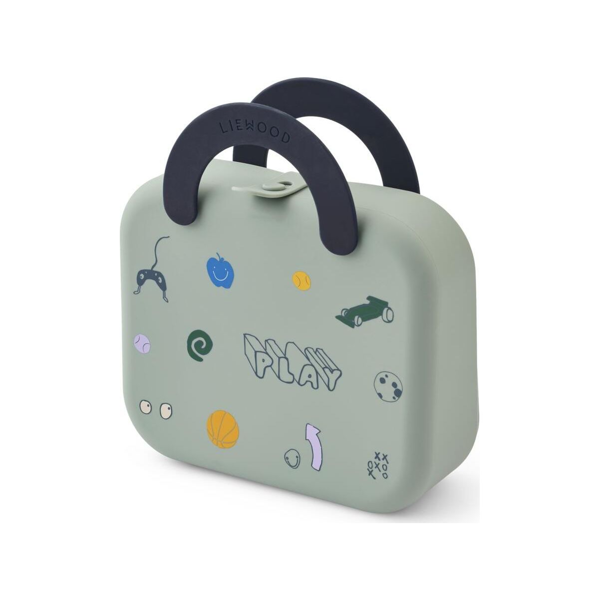Liewood Elara Foldable Lunchbox play / dusty peppermint (2789) ONE SIZE LW20944-2789-ONE SIZE-CU