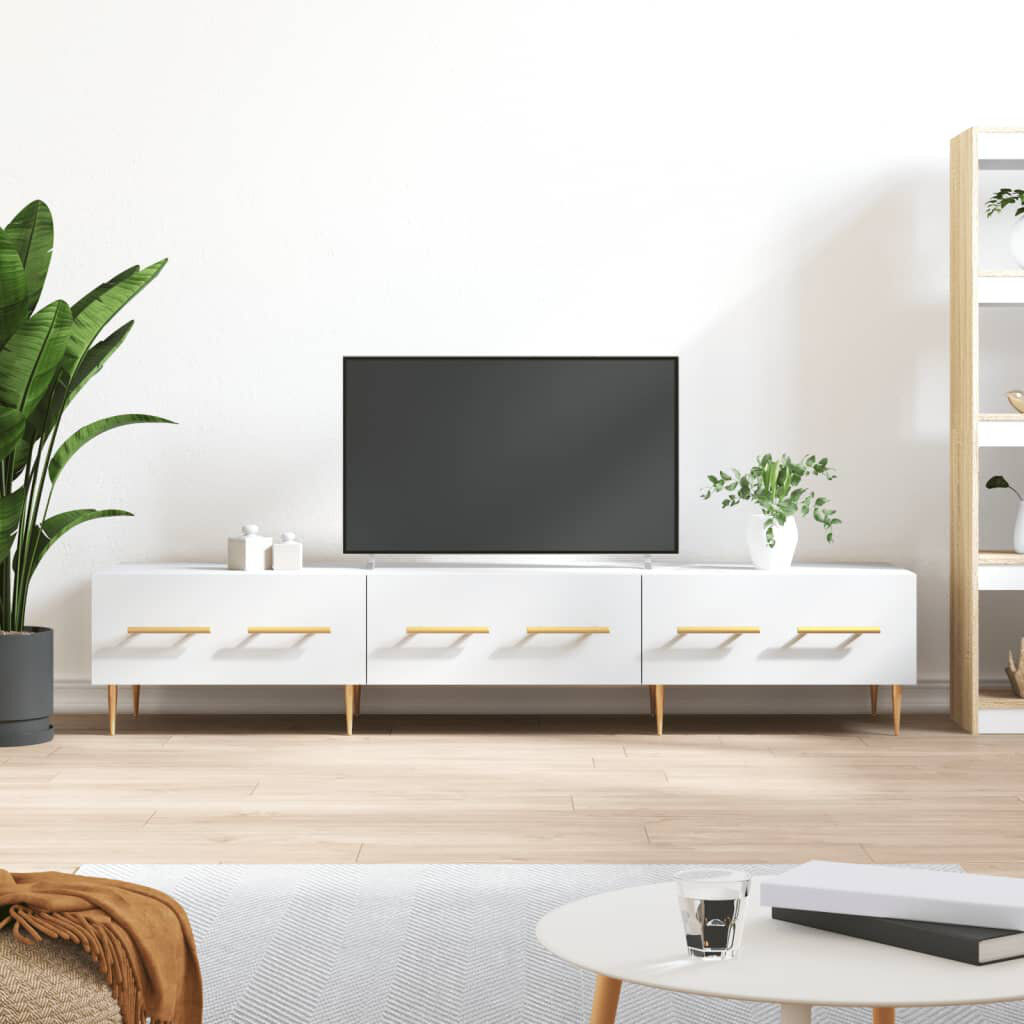 17 Stories Meshia TV Stand for TVs up to 65" White 65"