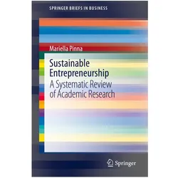 Sustainable Entrepreneurship, Fachbücher von Mariella Pinna