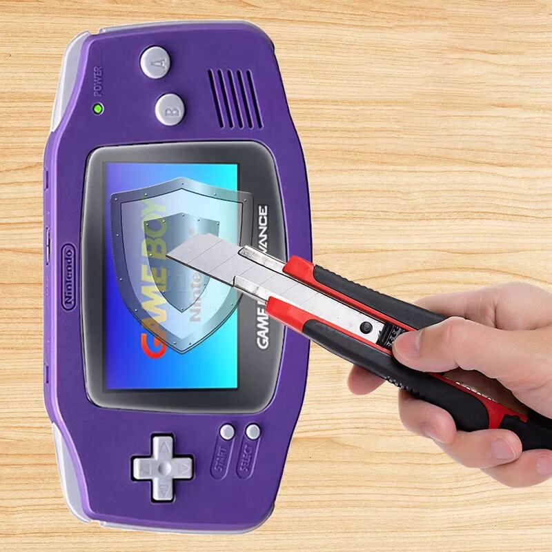 INF Displayschutzfolie aus gehärtetem Glas für Nintendo GBA - HD-Klarheit, 2er-Pack