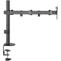 Wiltec Monitorhalterung bis 32" Bildschirmhalterung bis 9kg Tischklemme VESA (Tisch, 32", 9 kg), Monitor Halterung, Schwarz