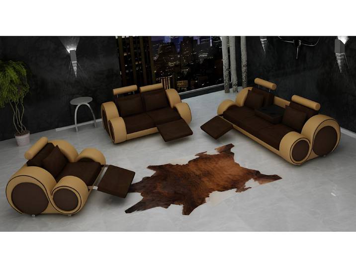 Xlmoebel Polstergarnitur Moderne Designer-Sofagarnitur aus hochwertigem Textil, (Sofagarnitur, Textilsofa Sofagarnitur Berlin 3+2+1), Hergestellt in Europa