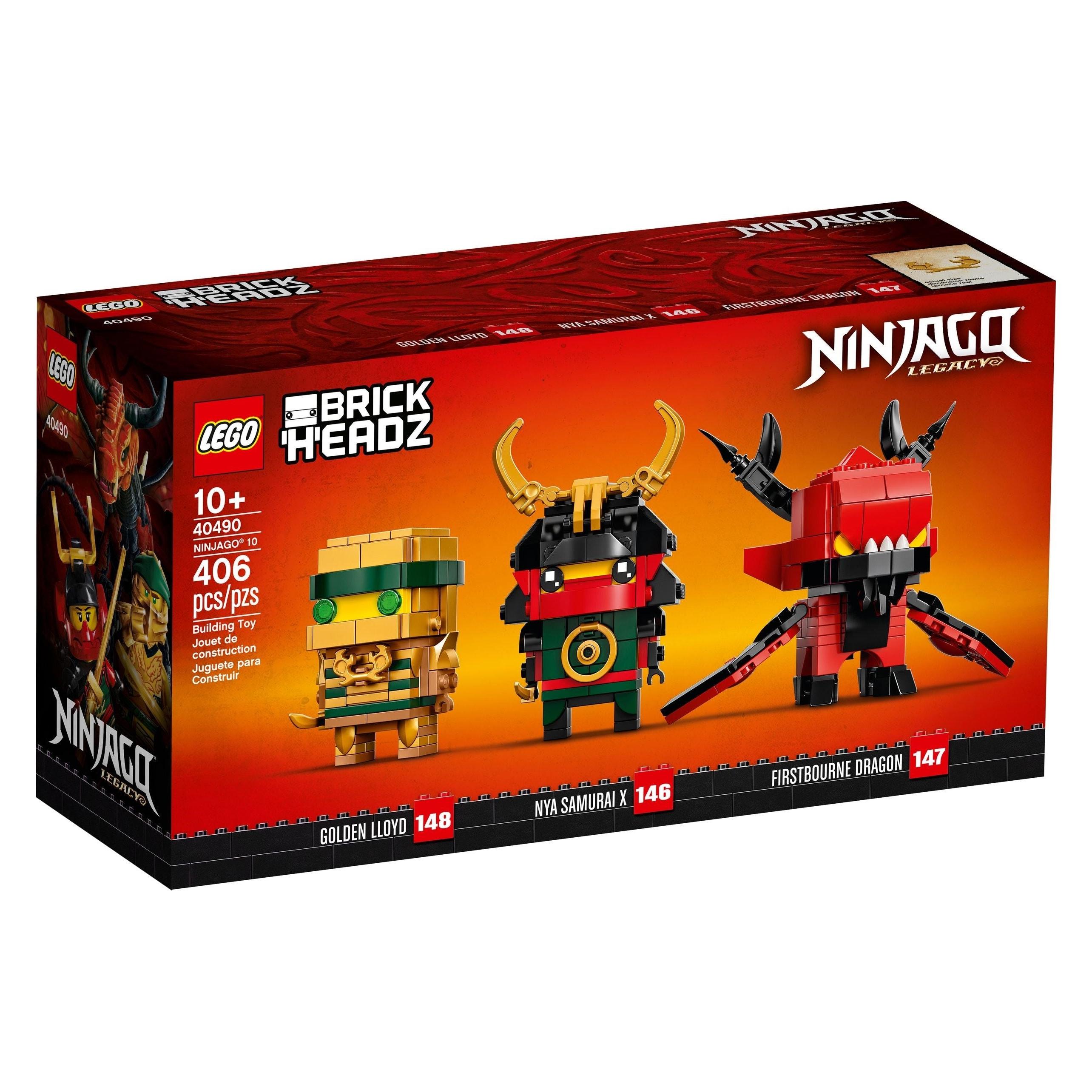 LEGO BrickHeadz NINJAGO 10 40490 (40490, LEGO Brickheadz) (40490)