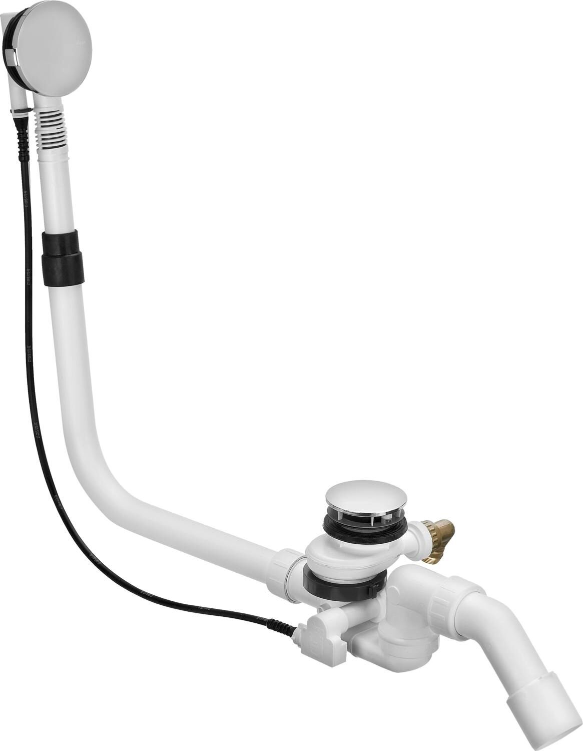 Hoesch remplisseur pour Hoesch Combi Plus B 6945.305 chromé, remplisseur pour baignoire à partir du sol, pour Dreamscape