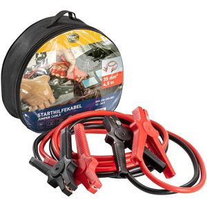 Hella Starthilfekabel 8KS 236 690-001, 4,5 m, für PKW & Dieselmotor, 12V/24V, 480A, 35mm²