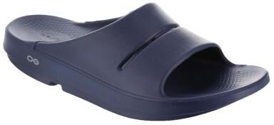 OOFOS OOahh - 8 Navy Sandal Medium