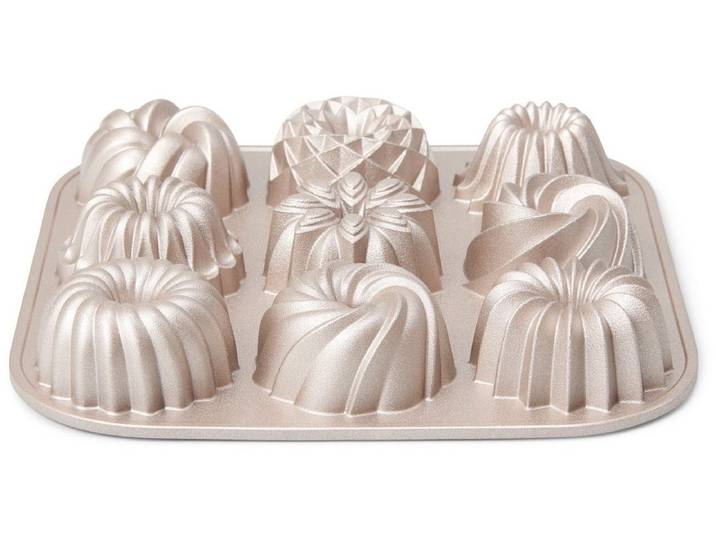 Patisse Mini Tulbandvorm - 9 Tulbandjes - 24x24 cm - Bakvorm