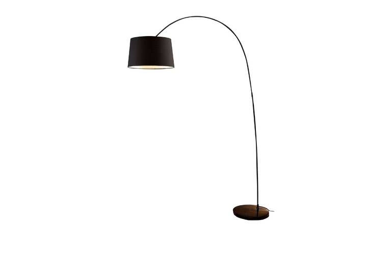 Salesfever Bogenlampe mit Dimmer und Marmorfuß