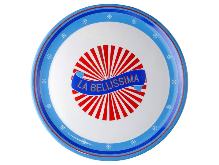 Bitossi Home - Assiette à pizza Vaisselle - Rouge - Porcelaine - Designer Sam Baron