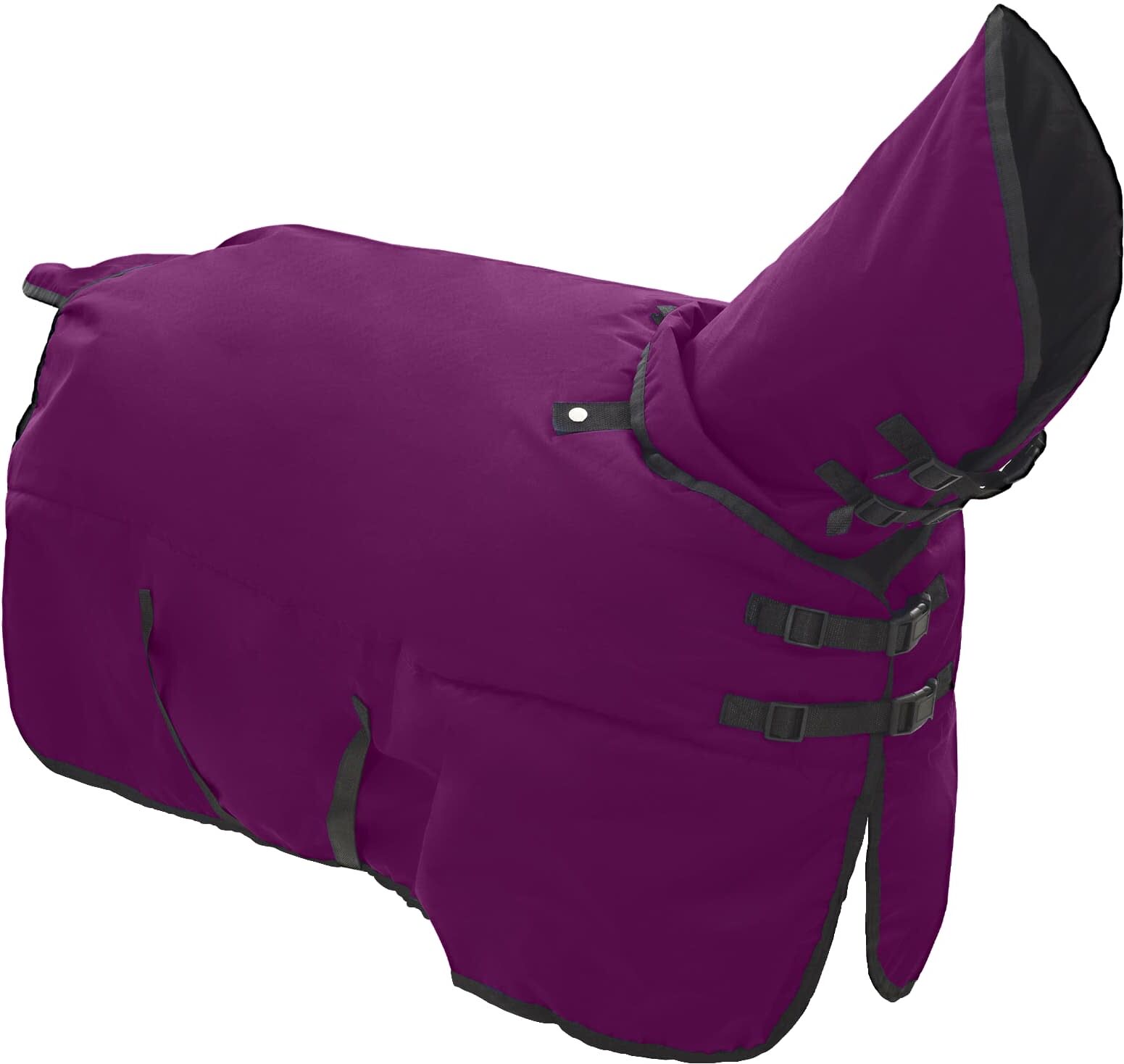 vidaXL Couverture Équine Violet complet 85 cm Polyester
