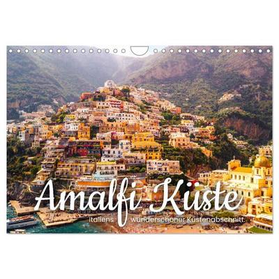 Amalfi Küste - Italiens wunderschöner Küstenabschnitt. (Wandkalender 2026 DIN A4 quer), CALVENDO Monatskalender