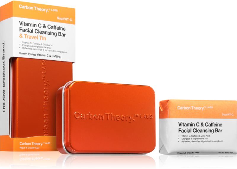 Rio Carbon Theory SupaVIT-C Facial Cleansing Bar cleansing face soap with vitamin C 80 g