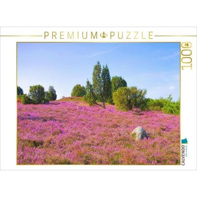 CALVENDO Puzzle Lüneburger Heide | 1000 Teile Lege-Größe 64x48cm Foto-Puzzle für glückliche Stunden
