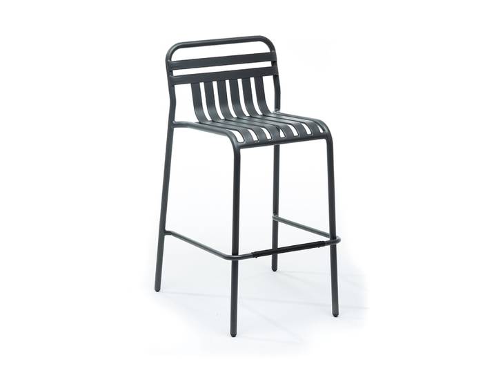 MARMARA - Chaise haute de jardin en aluminium