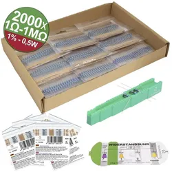 Quadrios 23P130 23P130 Metallschicht-Widerstand axial bedrahtet 0.5 W 1 % 2000, Widerstand