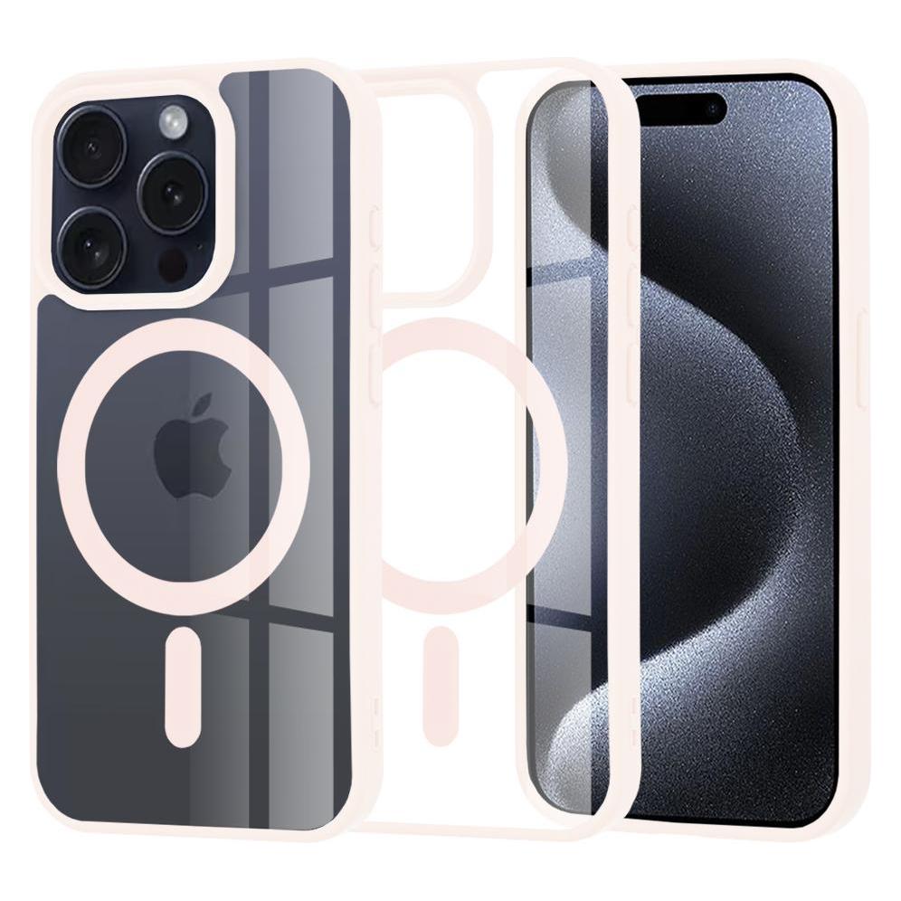 Techsuit - MagSafe Pro - iPhone 15 Pro - Nude Pink (Apple iPhone 15 Pro) (56342057)