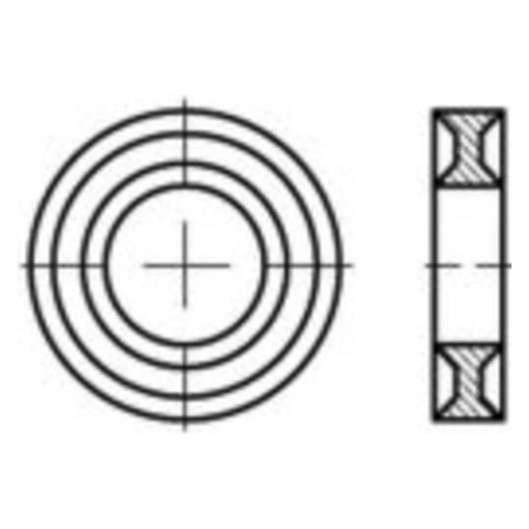 Conrad Components Unterlegscheiben (884956003030000)