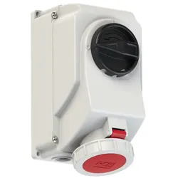 PCE 75242-6 CEE-Steckdose abschaltbar 32A 4p 6h IP66/IP67 752426