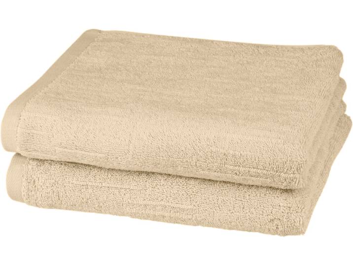Handtuch ROSS Premium , beige (natur), B:50cm L:100cm, Frottier, Obermaterial: 100% Baumwolle, Handtücher, Handtuch, 100% Baumwolle