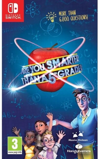 THQ NORDIC GMBH Are You Smarter Than a 5th Grader? Nintendo Switch (Game Cartridge) RPG Game for Nintendo Switch