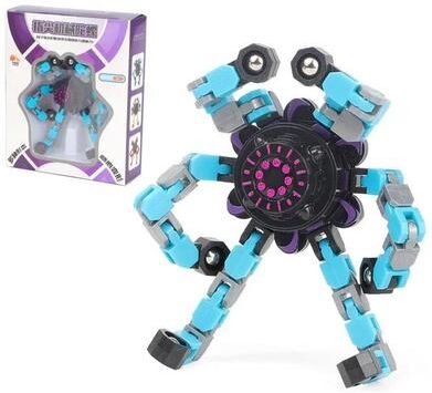 Uplift Essentials Deformable Chain Fidget Spinner blue