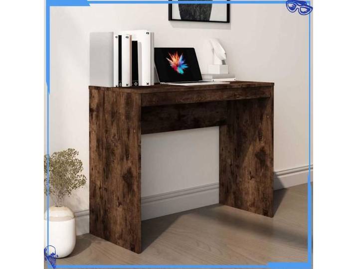 Bureau - 90x40x72 cm - Bois d'ingénierie - Chêne - Pièce Maîtresse Contemporaine - Confort Supérieur et Style - Pour Bureau