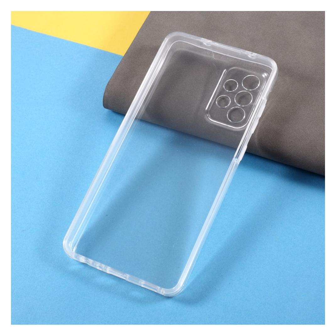 Cover-Discount Galaxy A72 - Hartschale mit PET-Folie und Gummirand transparent (Samsung Galaxy A72) (101233424A)