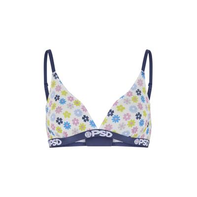 Bralette PSD "PSD GARDEN DAZE MESH TRIANGLE BRA", Damen, Gr. S, Cup 0, multi, 90% Polyester, 10% Elasthan, BHs Bralette