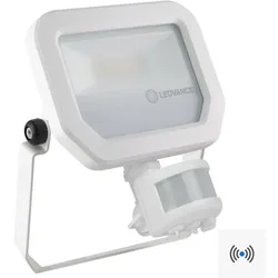 Nur noch angezeigter Bestand verfügbar:  LEDVANCE LED Fluter Flood Sensor 10W 4000K neutralweißes Licht IP65 in Weiß