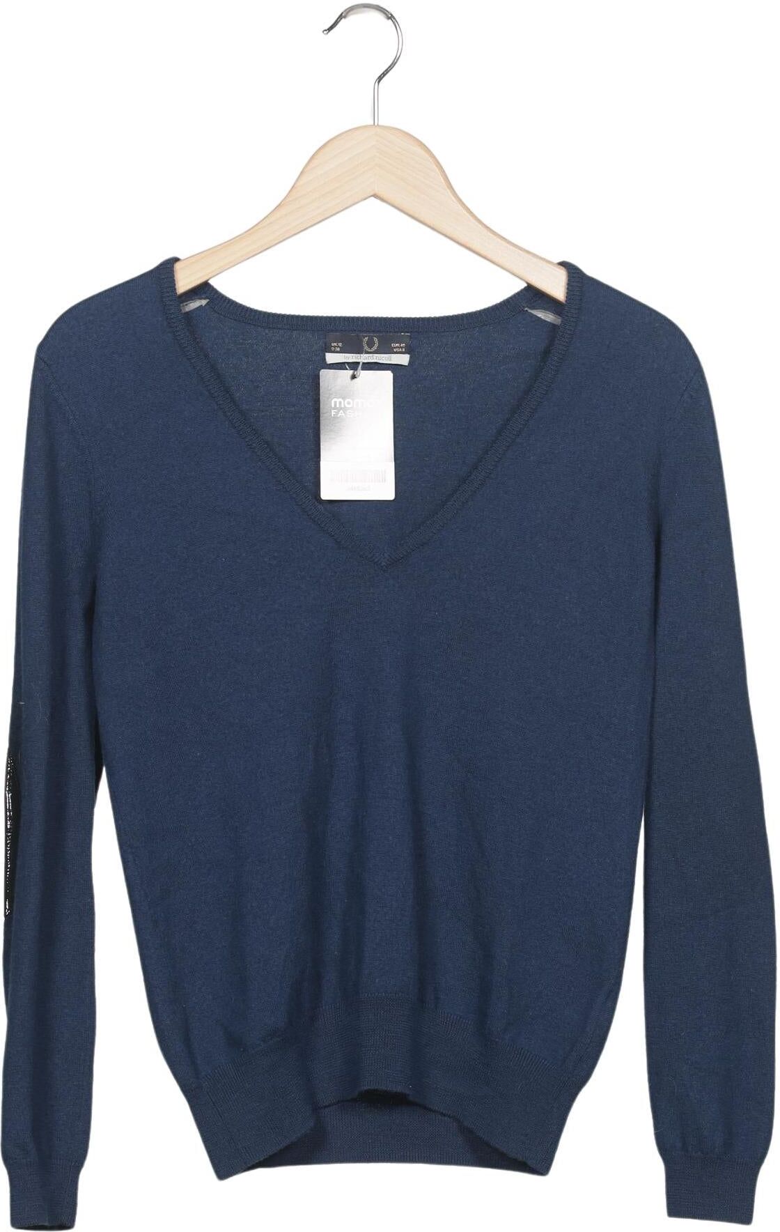 Fred Perry Damen Pullover, Marineblau, Gr. EU 38, Wolle - Second Hand