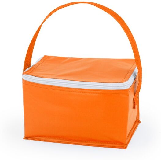 Sac isotherme publicitaire pour 6 canettes en PVC Tibu orange TAILLE UNIQUE ADULTE