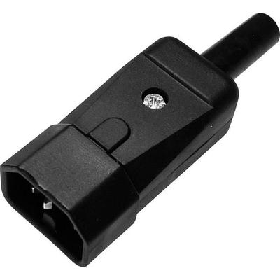 Kaiser 749/sw Kaltgeräte-Steckverbinder 749 Serie (Netzsteckverbinder) 749 Stecker, gerade Gesamtpolzahl: 2 + PE 10 A Schwarz 1 St.