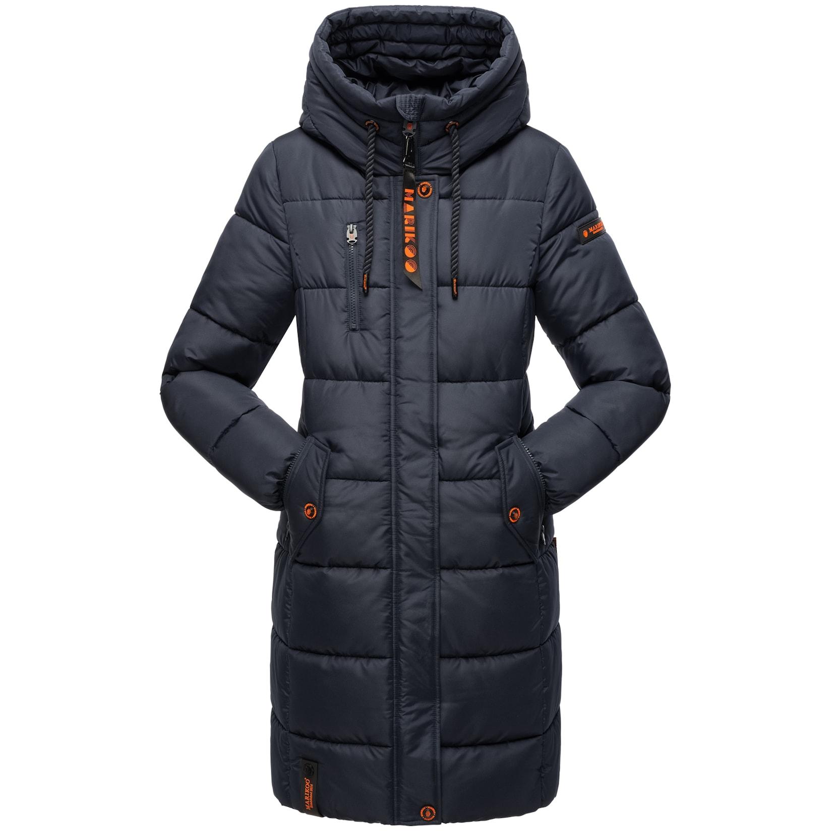 MARIKOO Damen Winterjacke Stepp Outdoor Jacke Anorak Parka Warm Mantel Kapuze Yuikoo